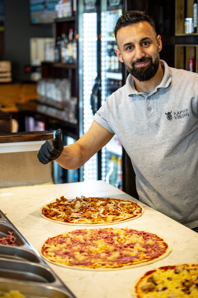 Nygräddade pizzor i Tanumshede pizza Tanum